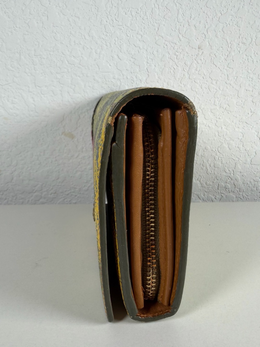 Vivienne Westwood Yellow  Print Wallet - Picture 4 of 9
